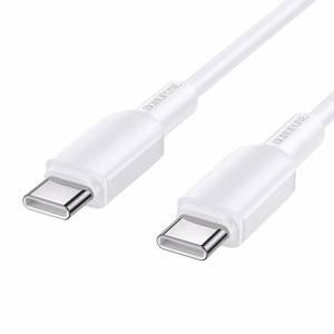 Valkoinen Borofone BX127 Regalo USB-C–USB-C-kaapeli, 1 m, 20 kpl pakkauksessa