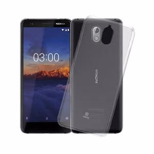 Crong Crystal Slim suojakuori laitteelle Nokia 3.1, läpinäkyvä