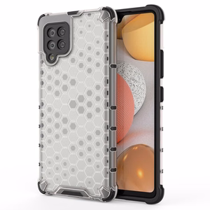 Honeycomb Asia panssari kansi TPU puskuri Samsung Galaxy A42 5G läpinäkyvästä