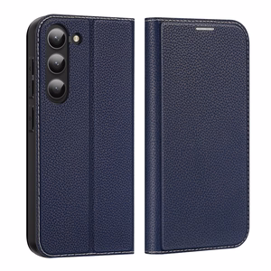 Dux Ducis Skin X2 Suojakuori Samsung Galaxy S23+ läppäkotelo lompakko jalusta sininen