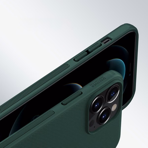 Nillkin Super Frosted Shield Pro case for iPhone 13 Pro Max, durable, blue