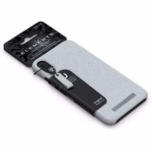 Nordic Elements Original Idun suojakuori laitteelle iPhone XS Max, vaaleanharmaa