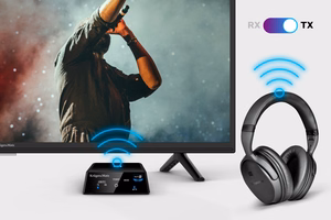 2-in-1 Bluetooth HiFi -äänivastaanotin ja -lähetin (Apt-X, NFC), malli BT-1