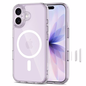 Tech-Protect Magpeak MagSafe CC Suojakuori iPhone 17:lle - Läpinäkyvä