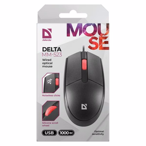 MOUSE DEFENDER DELTA MM-523 CZARNA OPTICAL
