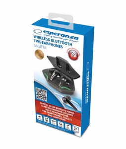 Esperanza EH231K kuulokkeet/headset langattomat in-ear puhelut/musiikki Micro-USB Bluetooth musta