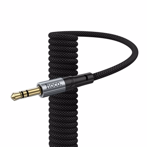 Cable AUX Jack 3,5 mm to USB C Hoco 1,5 m UPA33B black