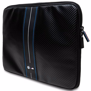 BMW Carbon & Blue Stripe hihna 14 tuuman kannettavalle - musta