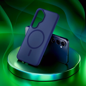 Samsung Galaxy S26+ – 3mk Smoke MagCase sininen puhelimen suojakuori