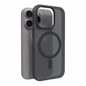 Puro Daylight MagSafe Silikoninen Suojakuori iPhone 16 Pro Maxille - musta