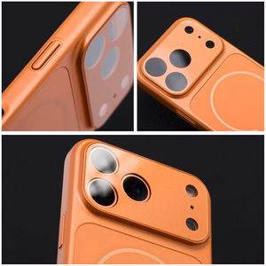 Suojakuori iPhone 13 PRO MAX:lle Make 17 MagSafe-yhteensopiva oranssi