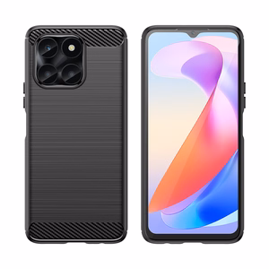 Carbon Case for Honor X6a - black