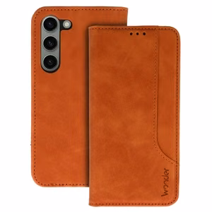 Wonder Prime Suojakuori Samsung Galaxy S23 Plus:lle ruskea