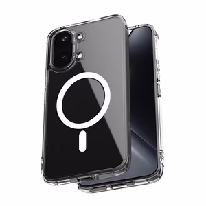 Crong Hybrid Clear Magnetic MagSafe-suojakuori Xiaomi POCO X8 Pro Max 5G:lle, läpinäkyvä