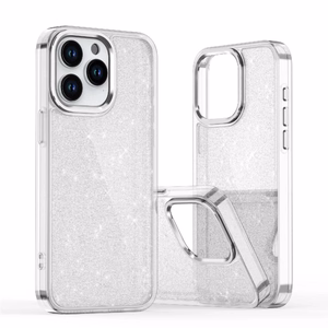 Glitter Suojakuori iPhone 16e / 17e:lle - läpinäkyvä