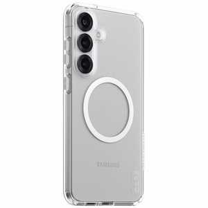 CARE by PanzerGlass Flagship Urban Combat White QI-kotelo Samsung Galaxy S25+ - läpinäkyvä