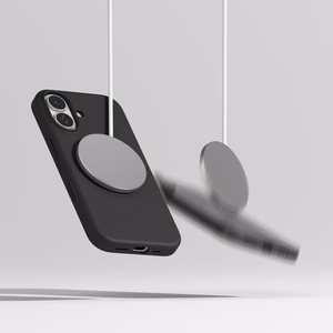 Ringke Silikoninen Magneettinen MagSafe Suojakuori iPhone 17:lle - Violetti