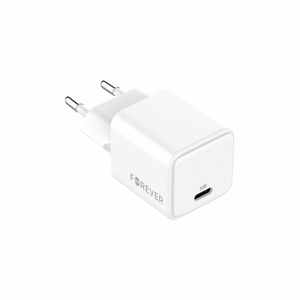 Forever TC-08-30C GaN PD laturi 1x USB-C 30W valkoinen