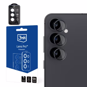 Kameran linssien lasi 3mk Lens Protection Pro musta Samsung Galaxy S25+:lle