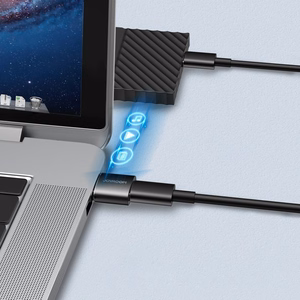 Joyroom adapter from USB Type C (female) to USB (male) 2 pcs. black (S-H152 Black)