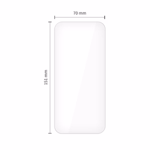 Tech-Protect Glass Fit+ 2-pack karkaistu lasi iPhone 17 Air:lle - läpinäkyvä