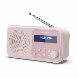 Kannettava digitaaliradio Sharp Tokyo DR-P420(PK), Bluetooth, langaton, vaaleanpunainen