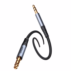 Joyroom stereo audio cable AUX 3.5 mm mini jack 1.2m black (SY-A08)