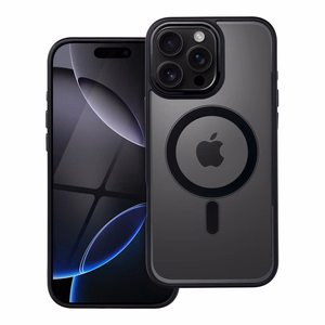 Suojakuori iPhone 16 PRO MAX:lle Color Edge Mag Cover yhteensopiva MagSafe musta