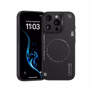 Benks Dynamic Minimalist Suojakuori iPhone 16 Pro Max:lle musta