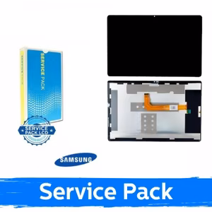 LCD-näyttö, yhteensopiva Samsung X210 (X215 / X216) Tab A9 Plus 11 kanssa, musta (Service Pack)