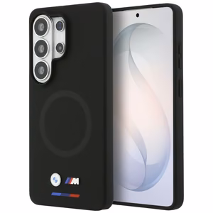 BMW M Silikoninen MagSafe Suojakuori Samsung Galaxy S26 Ultra:lle - musta