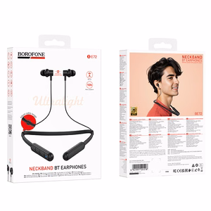 Borofone Sports earphones BE72 Sun bluetooth black