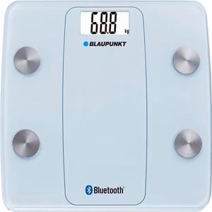 Blaupunkt BSM711BT neliönmuotoinen valkoinen elektroninen henkilövaaka