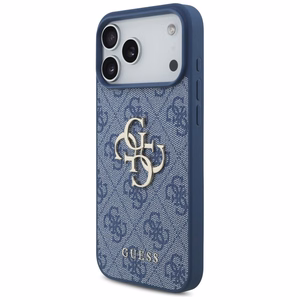 GUESS-kotelo mallille IPHONE 18 Pro Max/17 Pro Max (4G Big Logo) (väri: sininen)