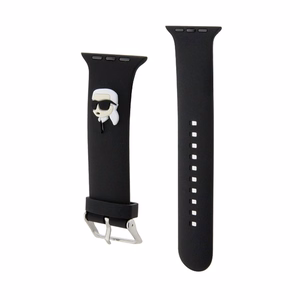 Karl Lagerfeld 3D Rubber Karl Head strap for Apple Watch 42 / 44 / 45 / 49 mm, black