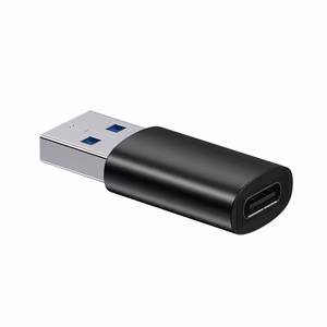 Baseus Ingenuity Series USB-A3.1-Type-C OTG-sovitin musta ZJJQ000101