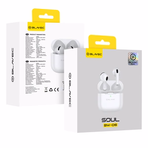 Blavec Bluetooth TWS Earphones BW-06 Soul (BW06S-W) white