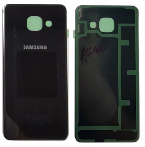 Back cover for Samsung A310 A3 2016 Black original (service pack)