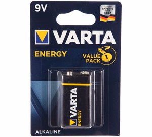 VARTA alkaliparisto 9V (Type 6LR61) Energy 1 kpl