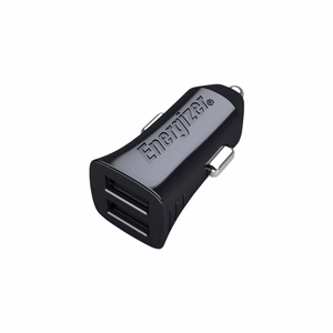 Energizer Classic D12 autolaturi, 2 × USB-A, 12 W / 2,4 A, musta