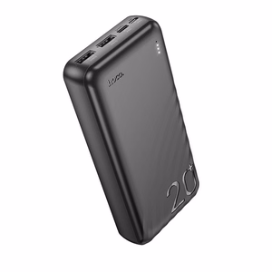 Hoco J123A varavirtalähde 20 000 mAh (2x USB-A, 1x USB-C) - musta