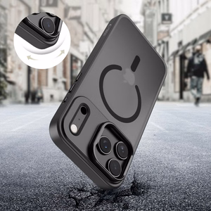 Tech-Protect MagStand MagSafe Suojakuori iPhone 17 Pro Max:lle - Matta Musta