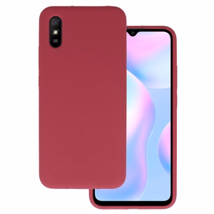 Silicone Lite Case for Xiaomi Redmi 9A burgundy