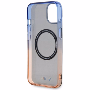 BMW Gradient Bumper MagSafe Suojakuori iPhone 14 Plus:lle - harmaa