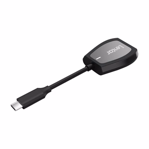 Lexar Dual-Slot SD/microSD-muistikortinlukija, USB-C