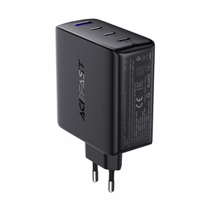 Acefast A94 GaN2 laturi USB-A / 3 x USB-C PD 100 W - musta