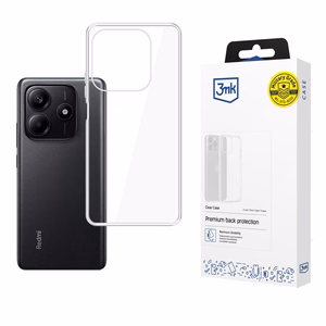 Suojakuori 3mk Clear Case 1,2mm Xiaomi Redmi Note 14 5G:lle
