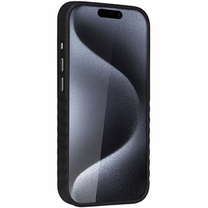 Audi Tekonahkainen Suojakuori MagSafella iPhone 15 Pro Maxille - musta