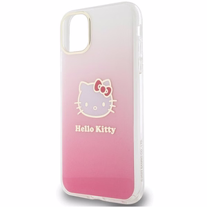 Hello Kitty IML Gradient Electrop Kitty Head suojakuori iPhone 11 / Xr:lle - vaaleanpunainen