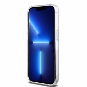 DKNY IML Mono ja Raita MagSafe Suojakuori iPhone 14 Pro Max:lle - musta